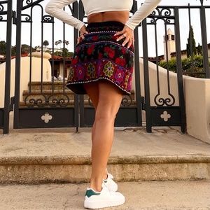 Winter Mix Tricot Skirt Size / Small Farm Rio